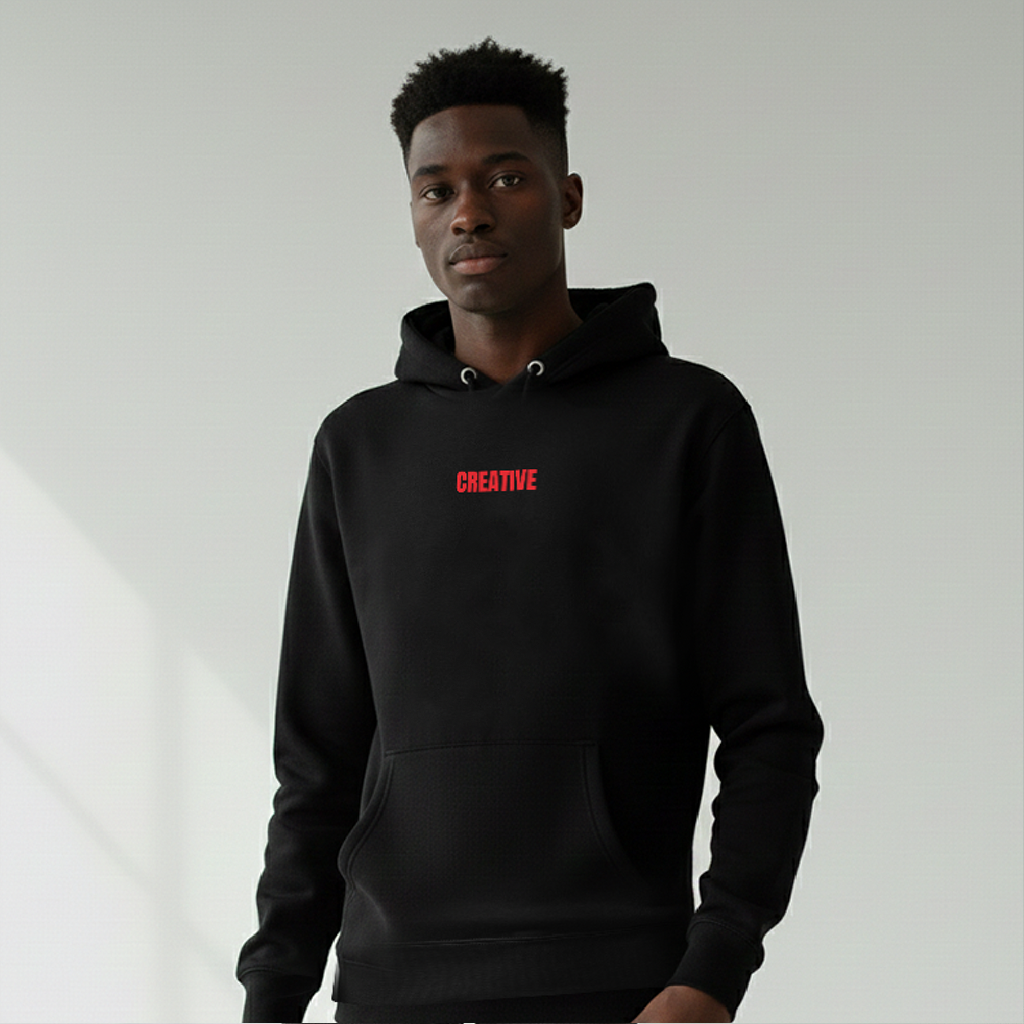 CREATIVE Unisex Hoodie Black