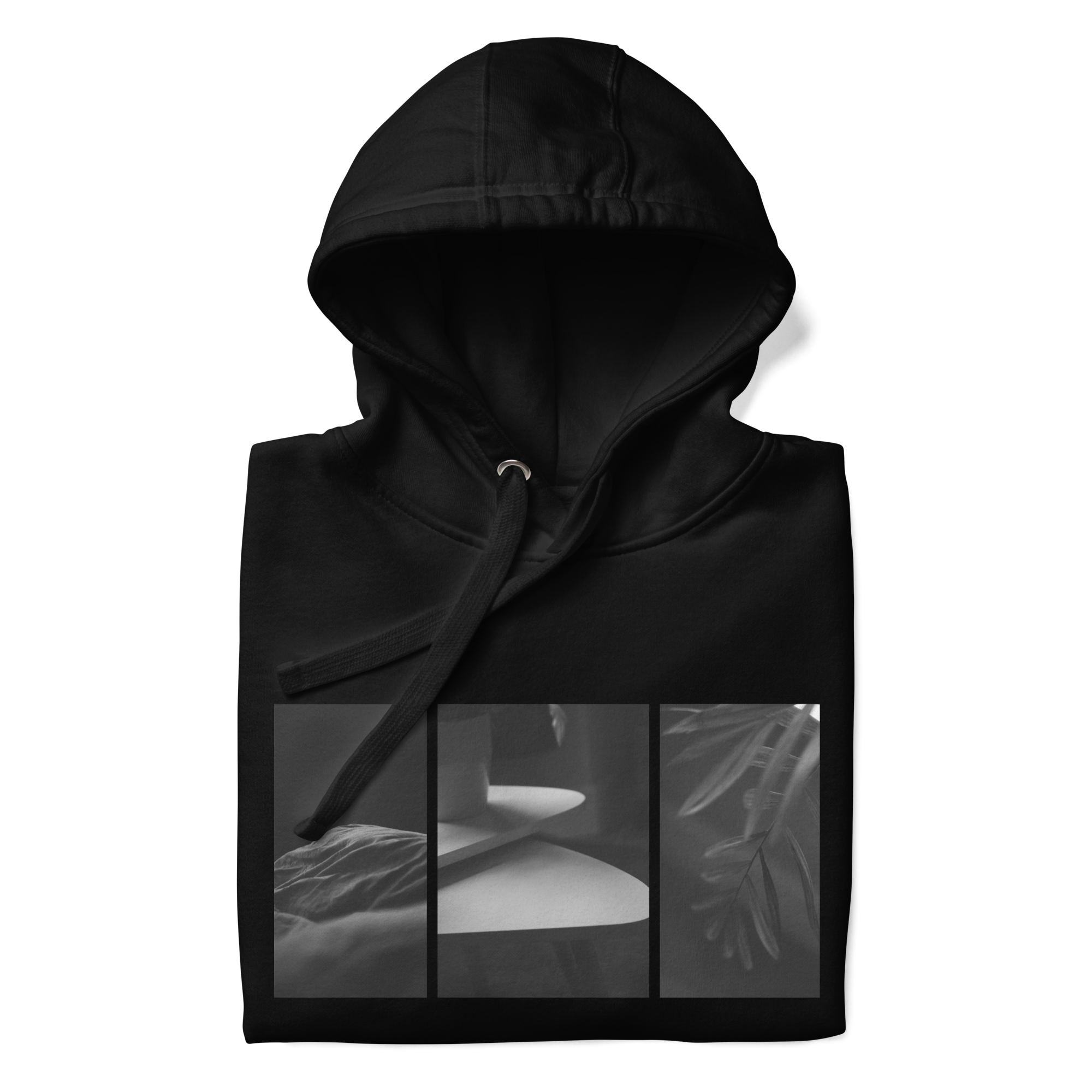 Monochrome Unisex Hoodie Black